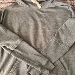 Bluish gray Hooded Sweatshirt